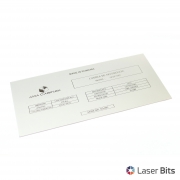  Placheta identificare utilaj din aluminiu eloxat